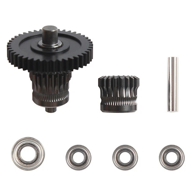 Kit Ingranaggi Estrusore Aggiornato Per Creality K2 Plus/Hi Combo | Rivestimento DLC Nero, 2 Pezzi, Leggeri E Antiusura