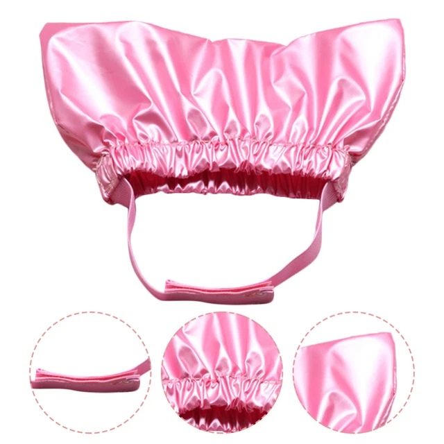 Gorra de Baño Perros Gotas para los Orejas Belleza Sombrero Conejo Orejeras Gato Ducha Gorras