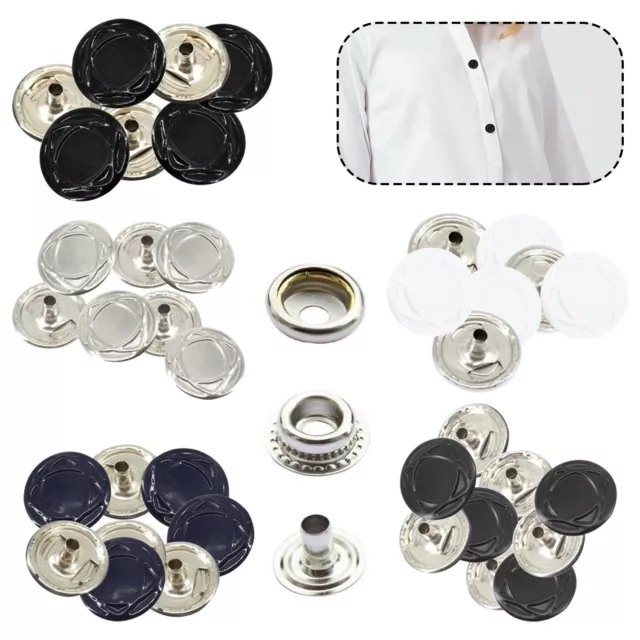 Qualità 15mm Bottoni Automatici Resistente Bottone Pressione Colore Tappi