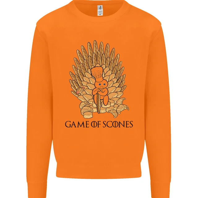 Felpa da uomo Game of Scones Funny Movie Parody GOT 9