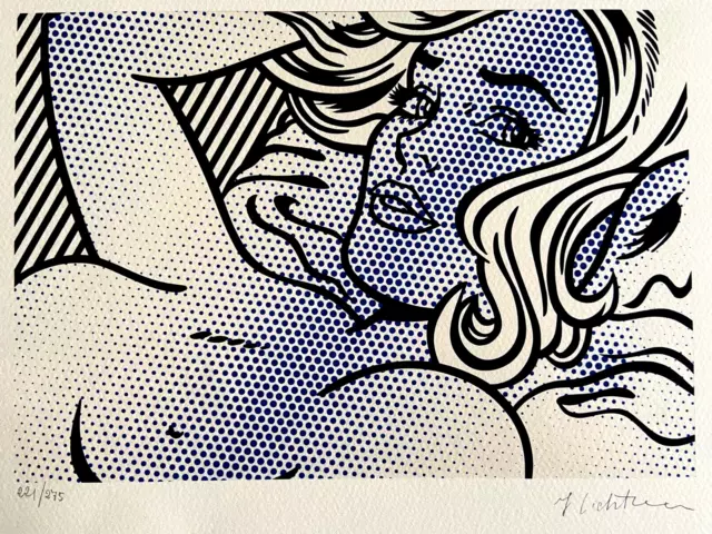 Roy Lichtenstein Litografía 198 , 275 Ex (Duchamp Thiebaud Basquiat)