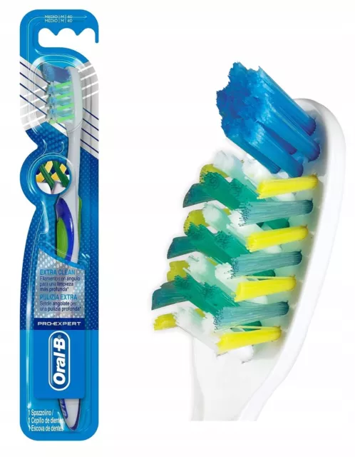 4 Stück Handzahnbürste ORAL-B PRO-EXPERT CROSSACTION medium/mittel