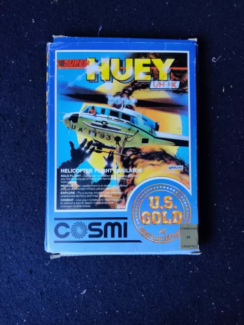 Jeu video C64 POUR COMMODORE 64 super Huey uh-ix