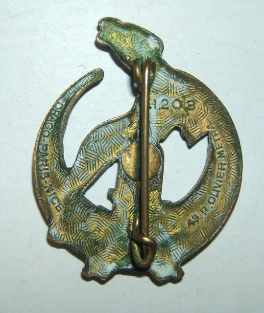 INSIGNE 4°REGIMENT DE Zouaves-Sans Marquage-Infanterie D'afrique. EUR