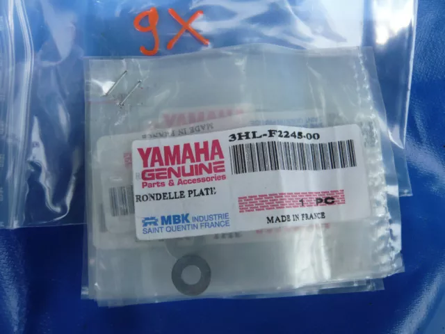 Yamaha  9x Unterlagscheibe U-Scheibe Washer 3HL-F2245-00