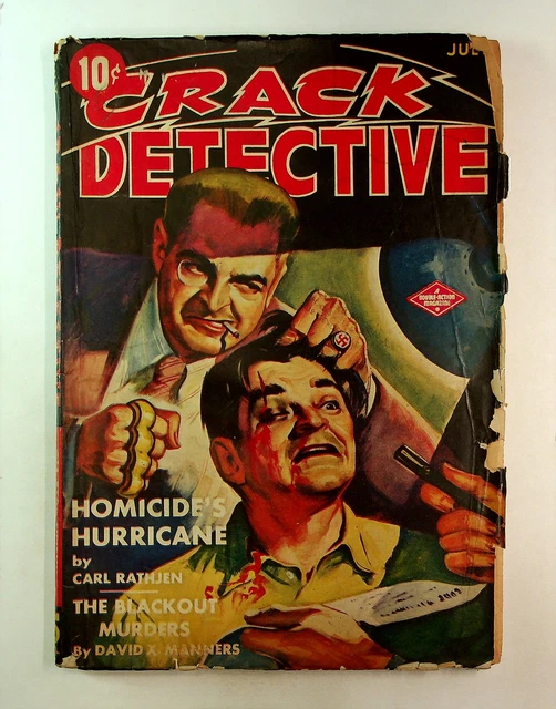 Crack Detective Pulp Jul 1943 Vol. 4 #4 GD/VG 3.0