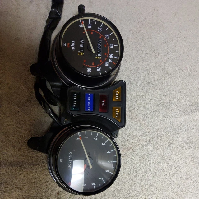 1980 HONDA CB750 custom gauge cluster tachometer/speedometer 215.00
