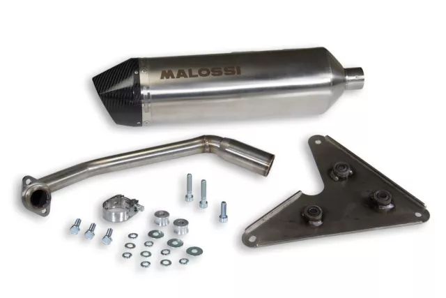 Malossi Rx Homologated Exhaust System With Catalyser Für Mp3 Yourban 4V 300 Ie 4