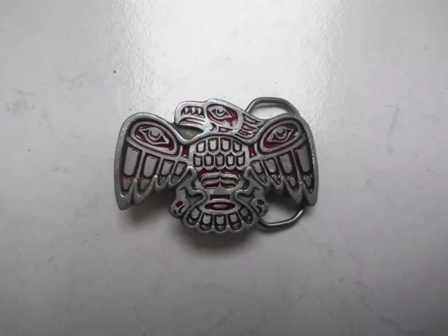 Gürtelschnalle "The Great American Buckle" Eagle Indian Biker Tiki Rockabilly