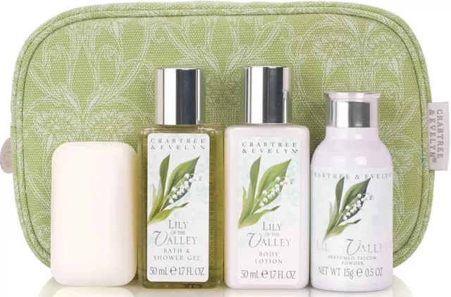 crabtree evelyn classic  lily of the valley set  of 4