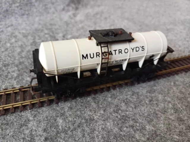 Tri-ang R349 Murgatroyd's Liquid Chlorine. Bogie tank wagon. Vintage. Hornby.