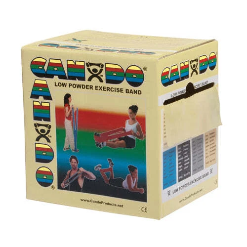 Banda de ejercicio Cando bronceada XX-Light caja dispensadora de 50 yardas