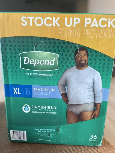 Depend Fit Flex Underwear For Men FOR SALE! - PicClick