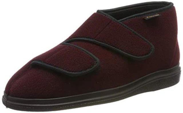 (TG. 36 EU) Fischer Ortho, Pantofole a Stivaletto Unisex-Adulto, Rosso (Bordo 34