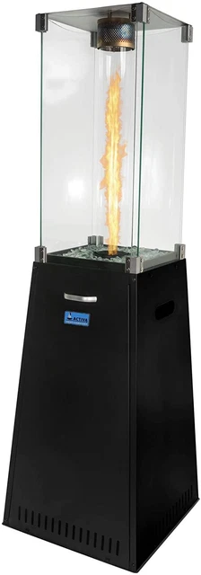 ACTIVA Terrassenheizstrahler Pyramide Yellow Stone Gas 161cm Heizpilz Flammenhei