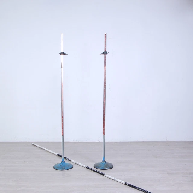Set ritti e asta salto in alto sport palestra vintage scuola anni 70 80