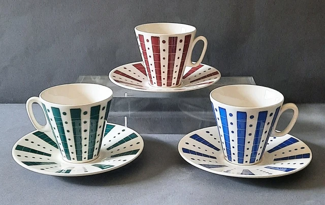 Ensemble Boch (Belgium) Vintage 50'60'