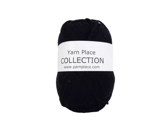 Yarn Place - Collection: DK Weight (1 Skein/50g) Jet Black 2622