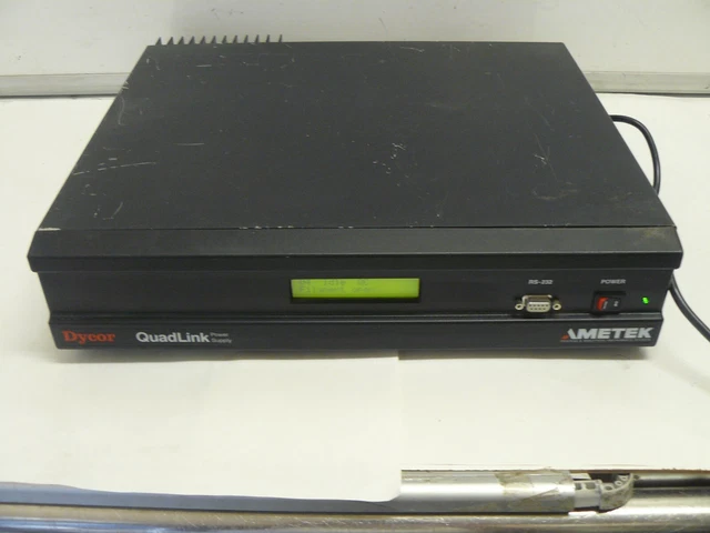 Ametek HQ100F Dycor Quadlink power supply 110/220v 50/60hz 1.0/0.5 amps