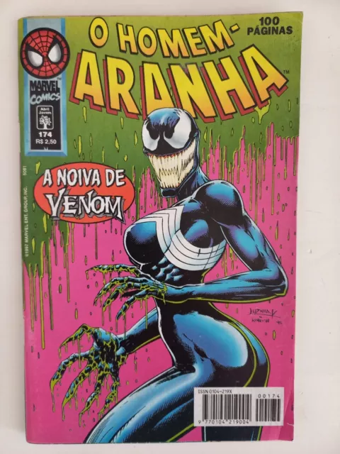 Homem Aranha 174 (1997) Brasilianischer Venom Sinner Takes All (1995) She Venom