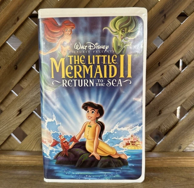 VHS THE LITTLE Mermaid II - Return To The Sea - Walt Disney $8.00 ...