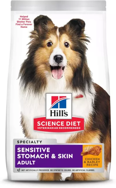 Hills Science Diet Dry Dog Food Adult Sensitive Stomach & Skin Chicken Recip