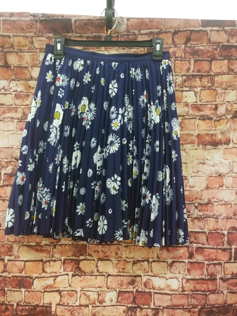 Jason Wu for Target Navy Floral Pleated  Skirt Size 4
