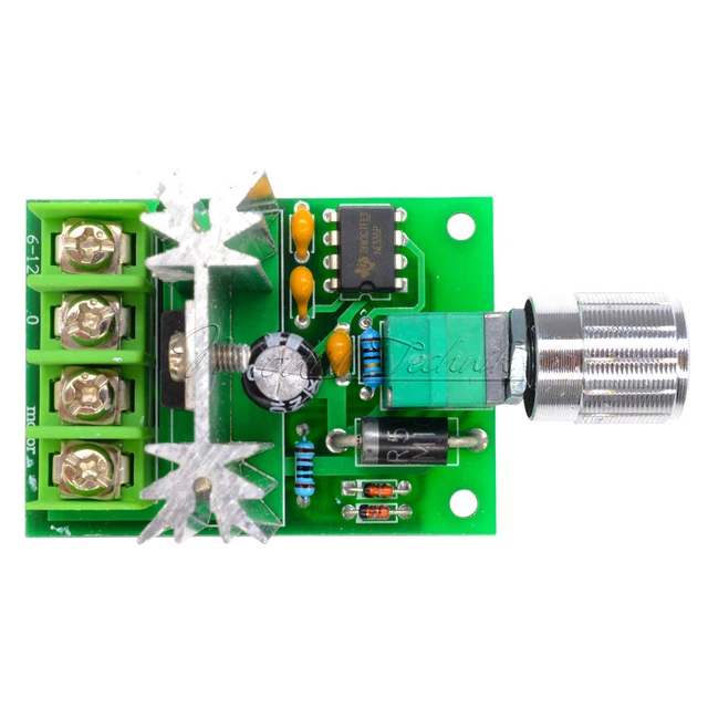 DC MOTOR SPEED Control Pulse Width Modulation PWM Controller Switch 6A