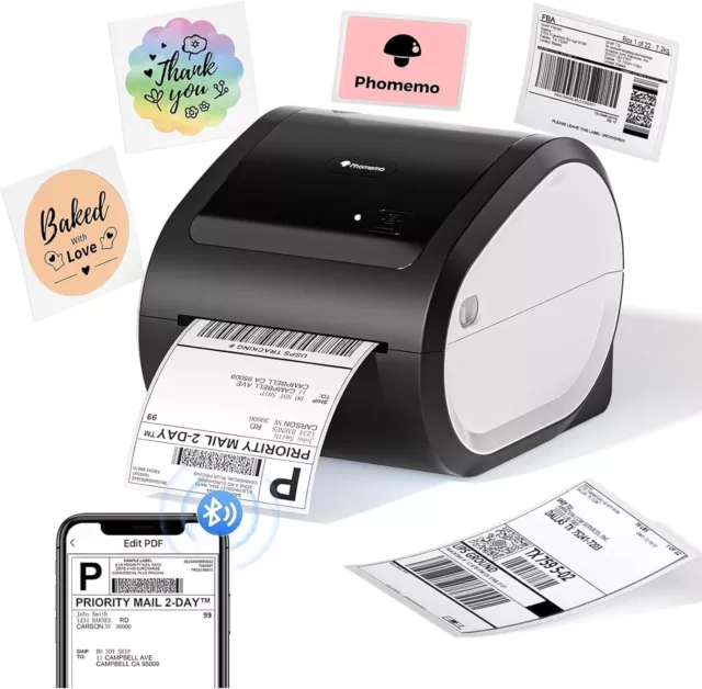 Bluetooth Thermal Shipping Label Printer 4"x6'' Label Maker for AU Post UPS eBay