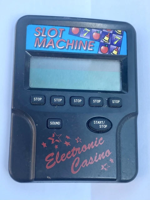 Vintage Radio Shack Handheld Electronic Casino Slot Machine Game 60-2652