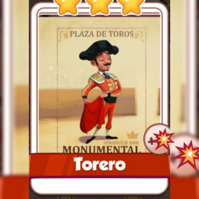 Torero *** Coin Master Game Card. Get  Card Immediately.