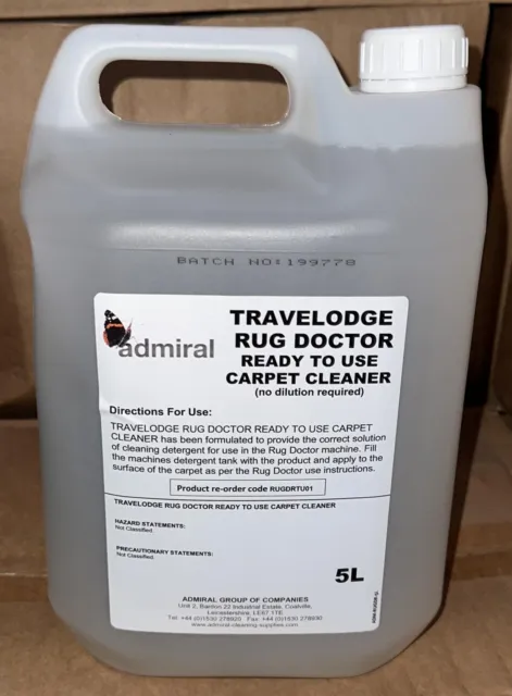 5L Carpet Cleaner Travelodge Rug Doctor Ready To Use Carpet Cleaner By Admiral