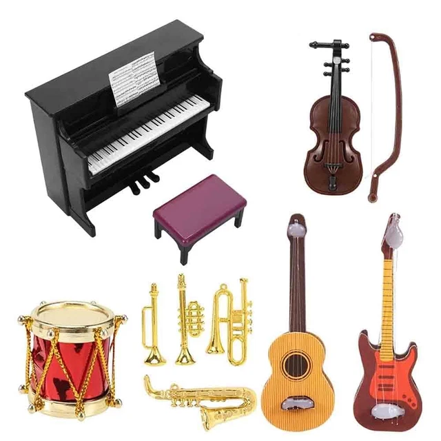 SIB modèle d'instrument de musique Miniature Piano Modèle Ornements En Bois Instrument De