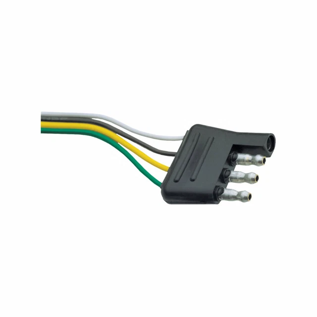 Draw-Tite Wiring Connector|12in|4-Way Flat Trailer End|7.5 Amps Max Per Circuit