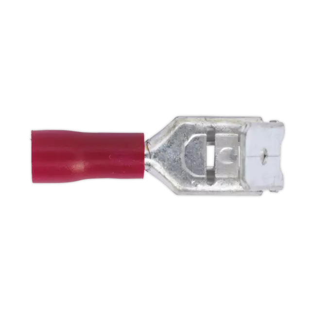 Sealey RT17 Sparschwein Rückende Klemme 6,3 mm rot 100er-Pack 2