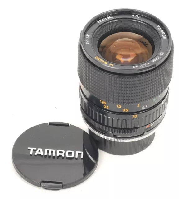 Tamron 28-70mm f3.5-4.5  Manual Focus zoom Lens Pentax PK Mount (9801BL)