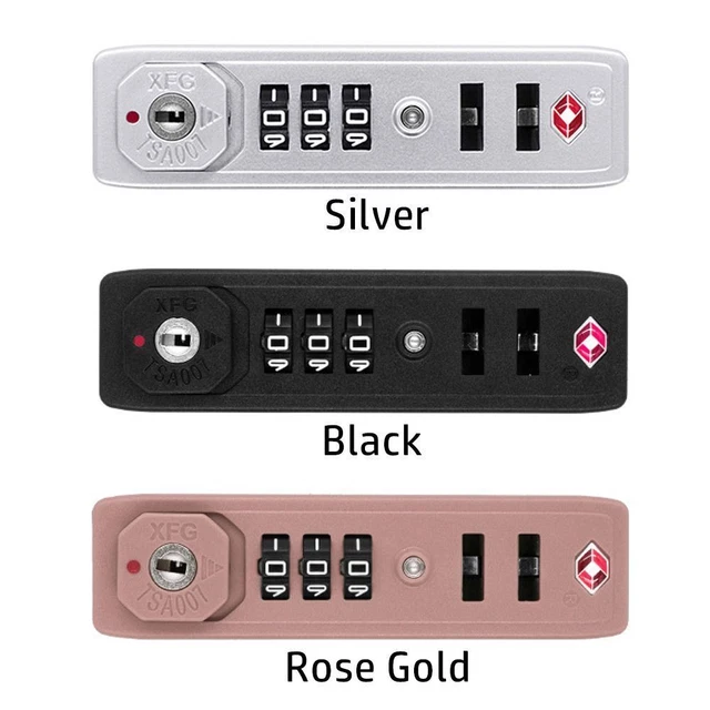 Luggage Customs Lock TSA007 Safely Code Lock 3 Digit Combination Lock