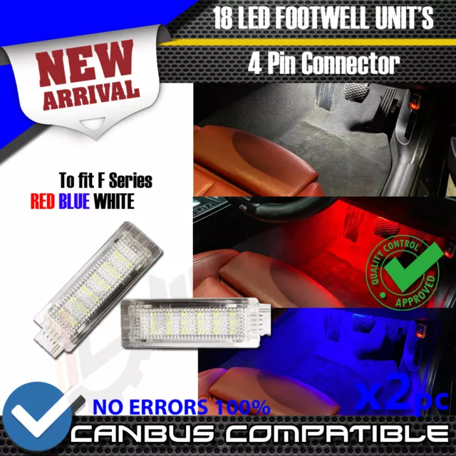 2x LED Footwell Door Courtesy Interior Light F20 F36 F22 F30 F31 F34 F32