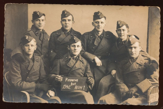 Foto AK - Luftwaffe Soldaten "Reserve hat Ruh" - Pirna