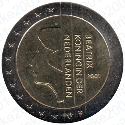1 euro beatrix koningin der nederlanden 2000