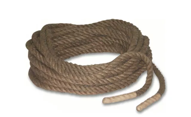 Tir à la corde - cordage en toile de jute ou en sisal - 22 m - 30 m - 36 m