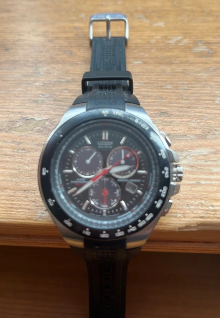 Cinturino In Gomma Nero 21mm Per Citizen Eco-Drive ATO200, AT2065-59E | Ewatchparts