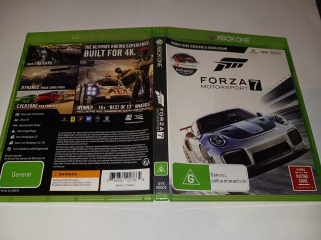 Forza Motorsport 7 (Microsoft Xbox One Game , G)