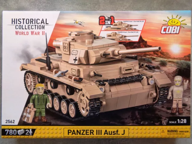 COBI 2562 - HISTORICAL COLLECTION - World War 2, WWII - Panzer III Ausf. J "DAK"