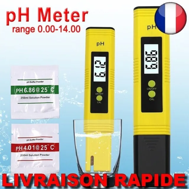 Medidor de PH 0,01, prueba de alta precisión, medición de la calidad del...