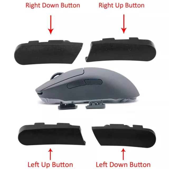 Left Right Up Down Side Button Key Replacement for Logitech G Pro Wireless Mouse