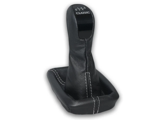 Pommeau De Levier De Vitesse En Cuir Noir Pour Mercedes Classe C W202 (1995-2000) - Neuf Sous Emballage
