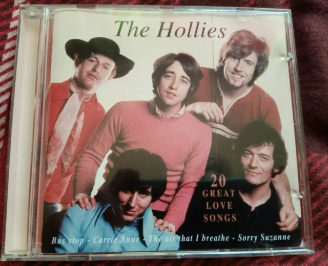 The Hollies - 20 Great Love Songs  (1996 CD ALBUM)