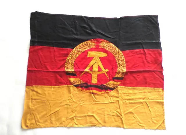 East german DDR Flag Fahne , RDA Drapeau Cotton Baumwolle GDR RDT Bandierina