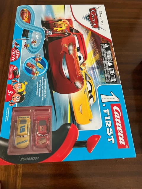 Carrera First Disney/Pixar Cars - Slot Car Race Track - Includes 2 Cars 3